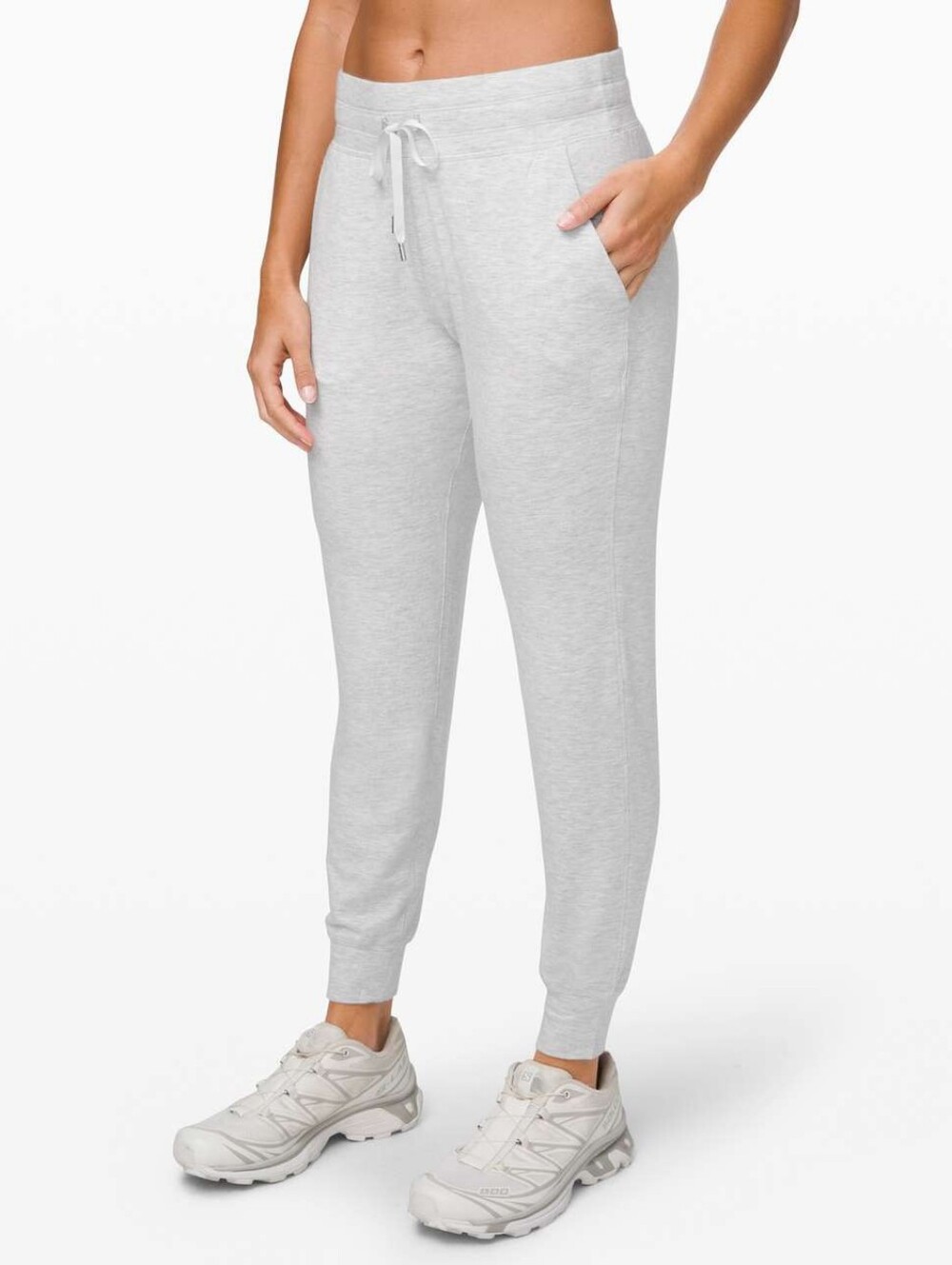 Lululemon Warm Down Jogger Soft Touch in Heathered Core Ultra Light Grey